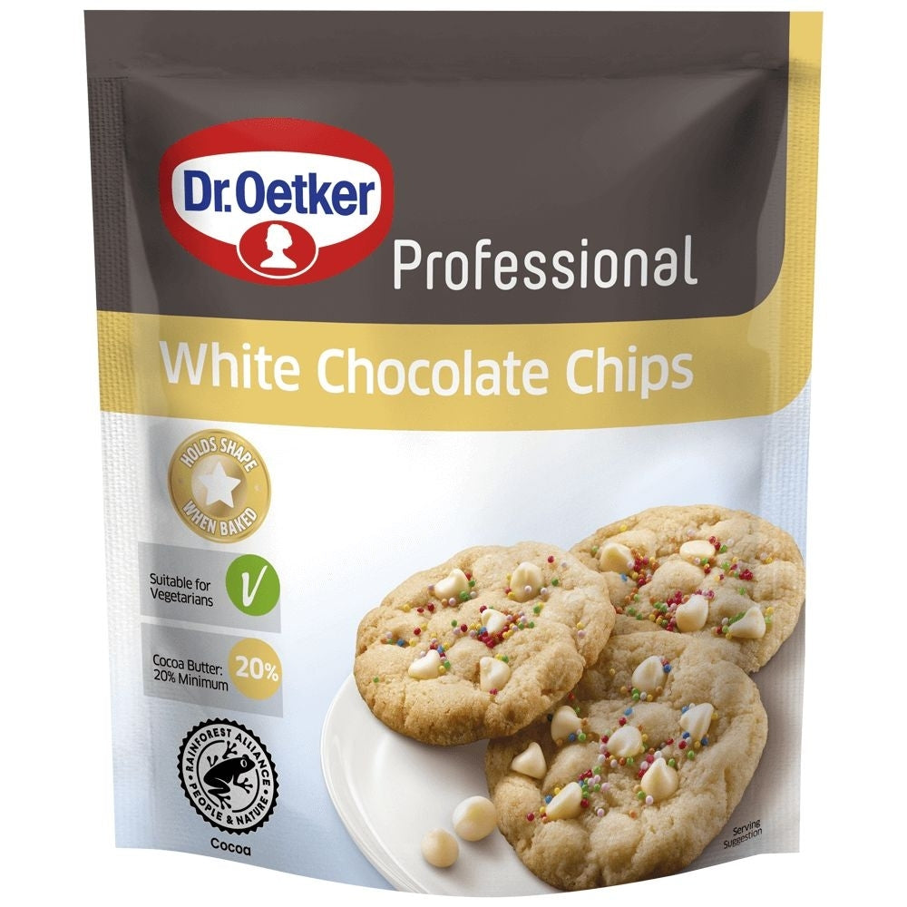 Dr. Oetker Professional White Chocolate Chips 750g