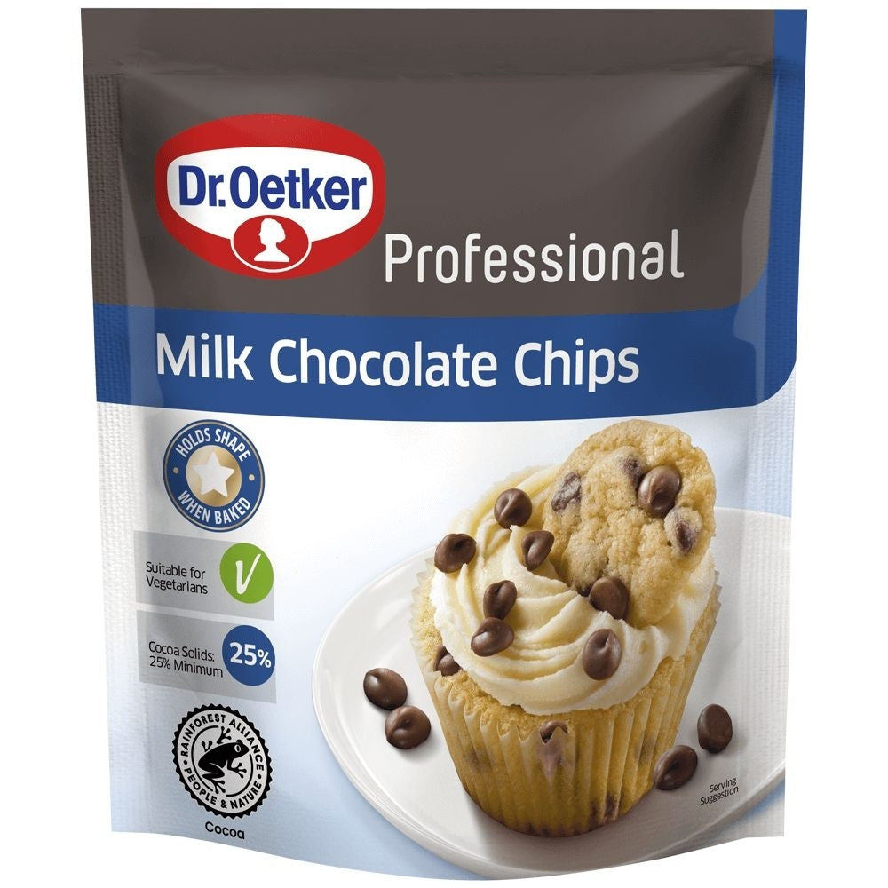 Dr. Oetker Professional Milk Chocolate Chips 750g