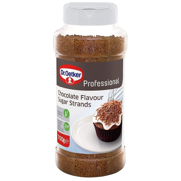 Dr. Oetker Professional Chocolate Flavour Sugar Strands 700g