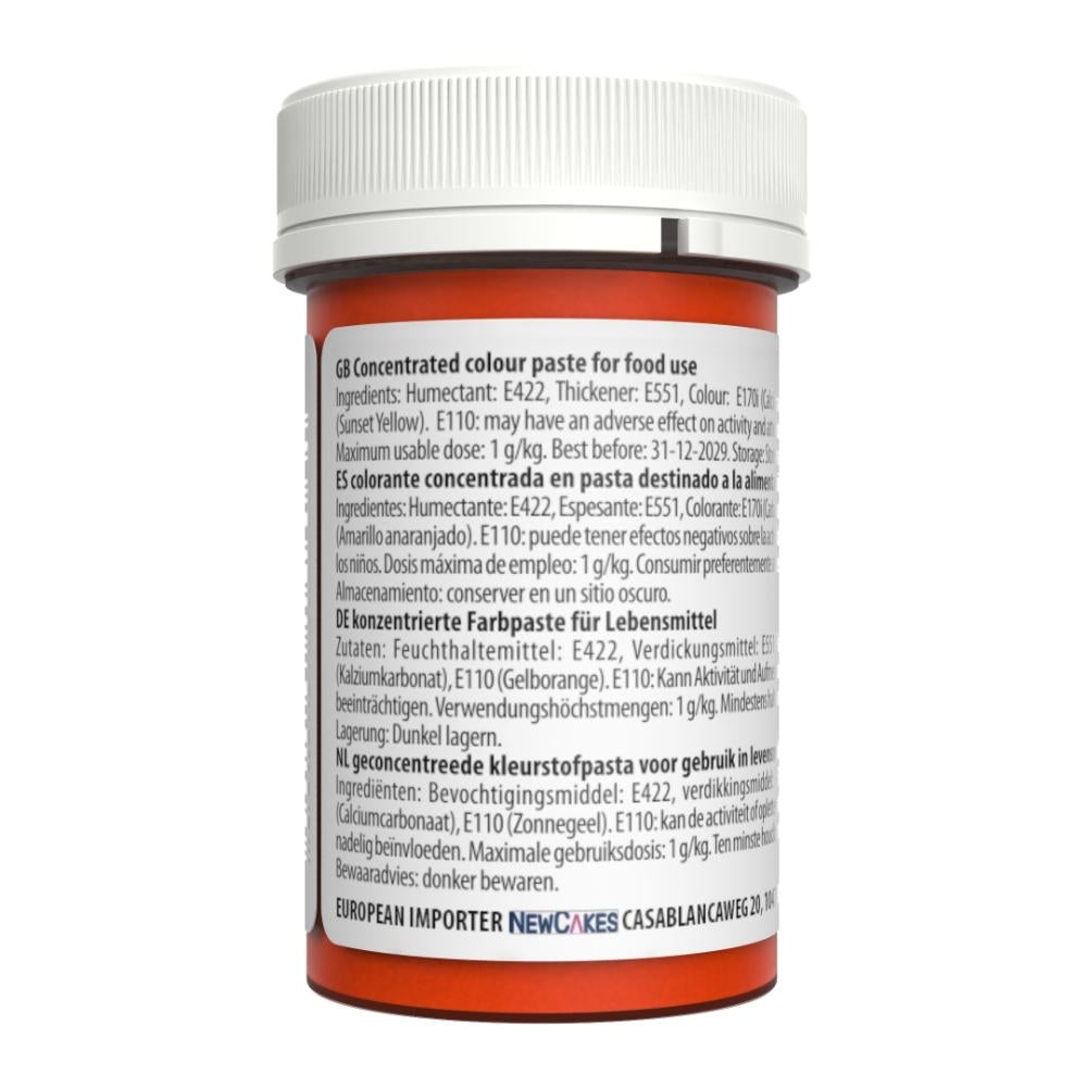 Sugarflair Orange - Pastel Paste Concentrate Colouring 25g