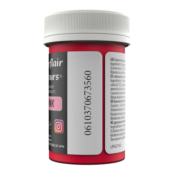 Sugarflair Baby Pink - Pastel Paste Concentrate Colouring 25g