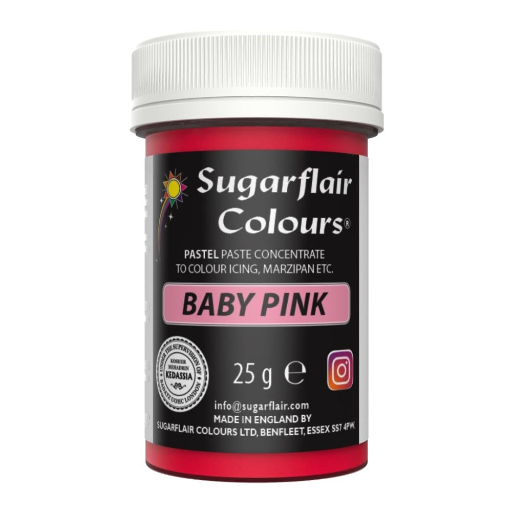 Sugarflair Baby Pink - Pastel Paste Concentrate Colouring 25g