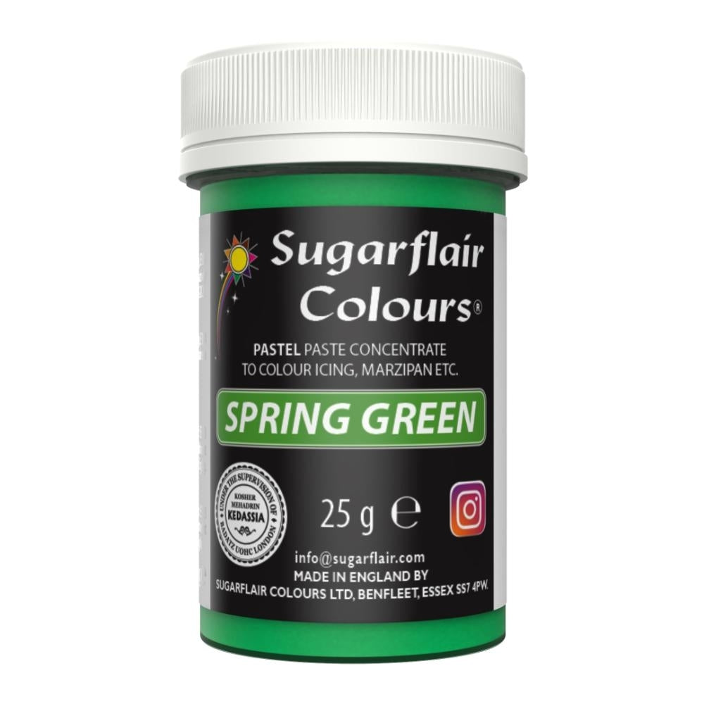 Sugarflair Spring Green - Pastel Paste Concentrate Colouring 25g