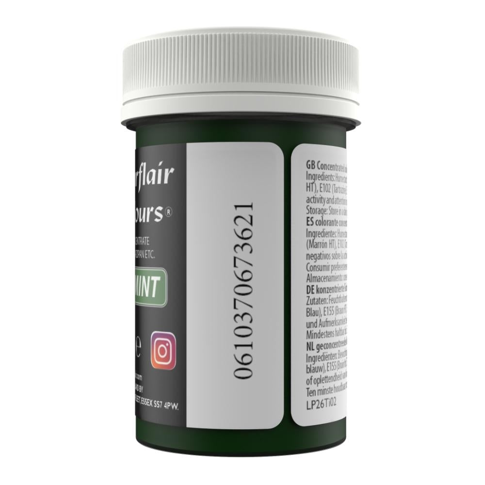 Sugarflair Peppermint - Pastel Paste Concentrate Colouring 25g