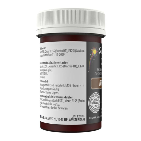 Sugarflair Brown - Pastel Paste Concentrate Colouring 25g