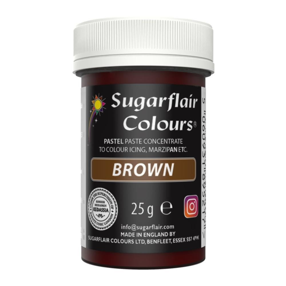 Sugarflair Brown - Pastel Paste Concentrate Colouring 25g