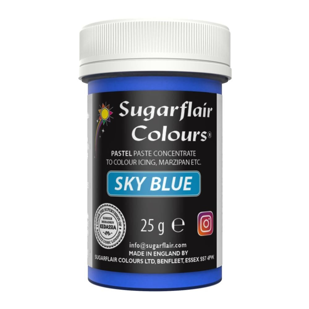 Sugarflair Sky Blue - Pastel Paste Concentrate Colouring 25g