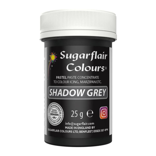 Sugarflair Shadow Grey - Pastel Paste Concentrate Colouring 25g