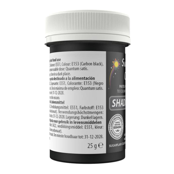 Sugarflair Shadow Grey - Pastel Paste Concentrate Colouring 25g