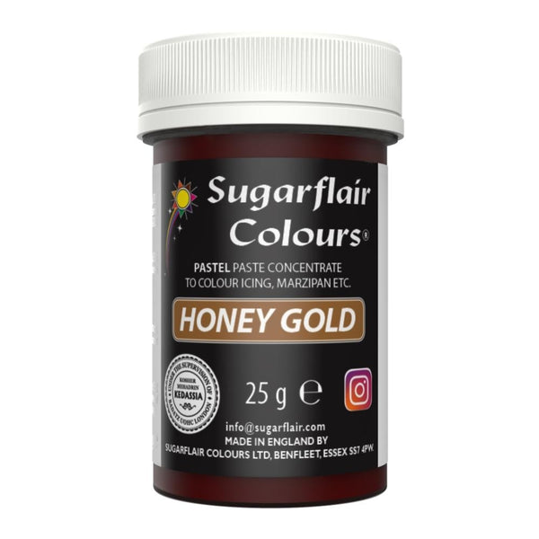 Sugarflair Honey Gold - Pastel Paste Concentrate Colouring 25g