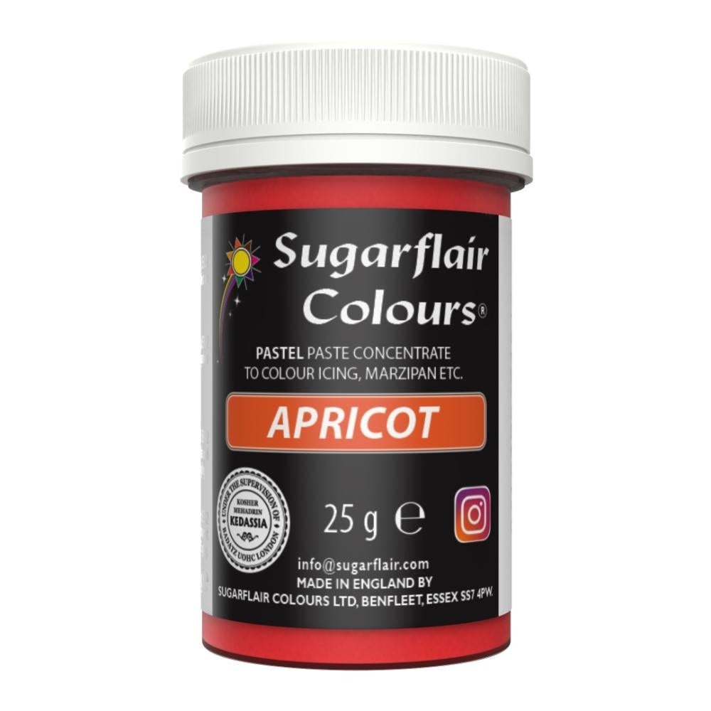 Sugarflair Apricot - Pastel Paste Concentrate Colouring 25g