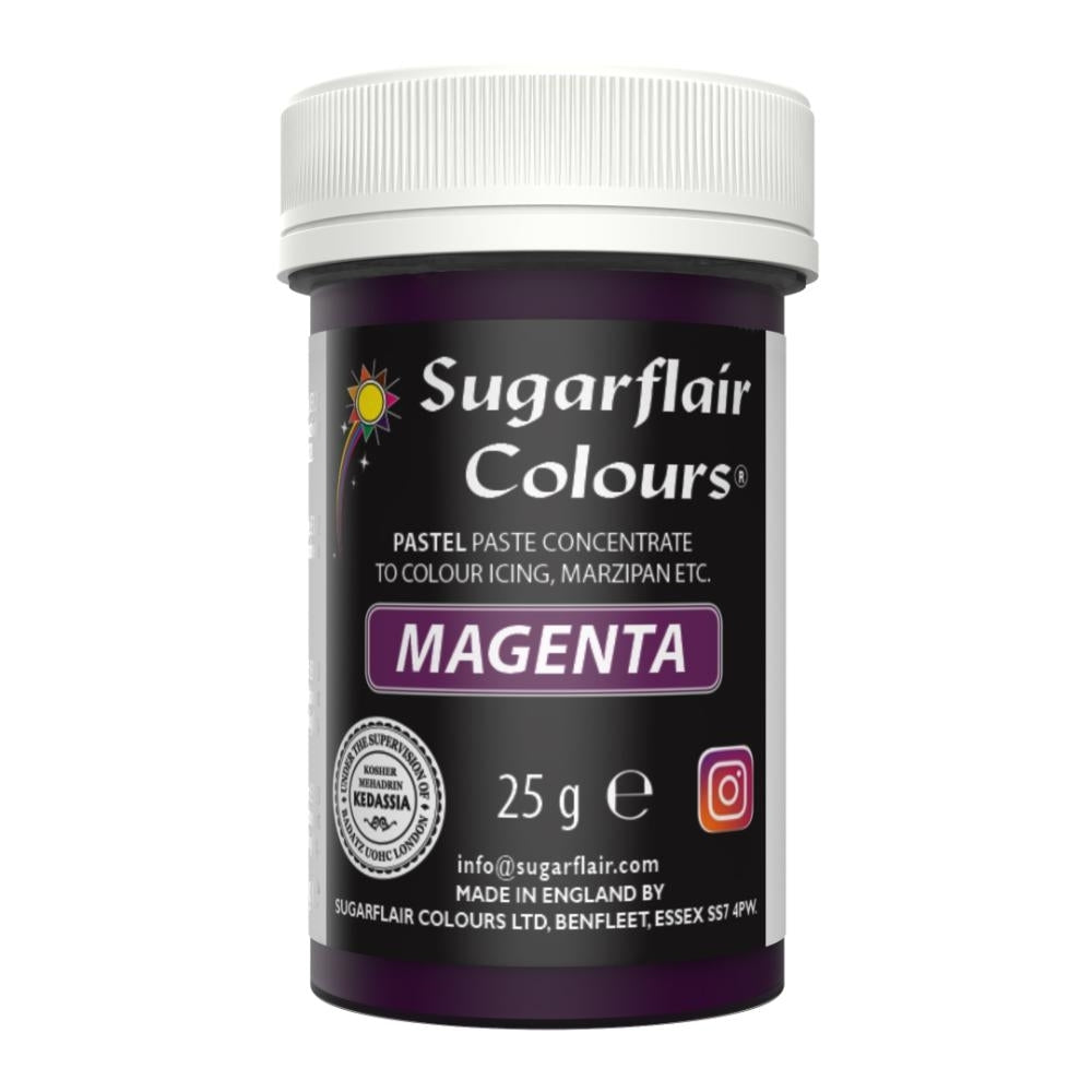 Sugarflair Magenta - Pastel Paste Concentrate Colouring 25g