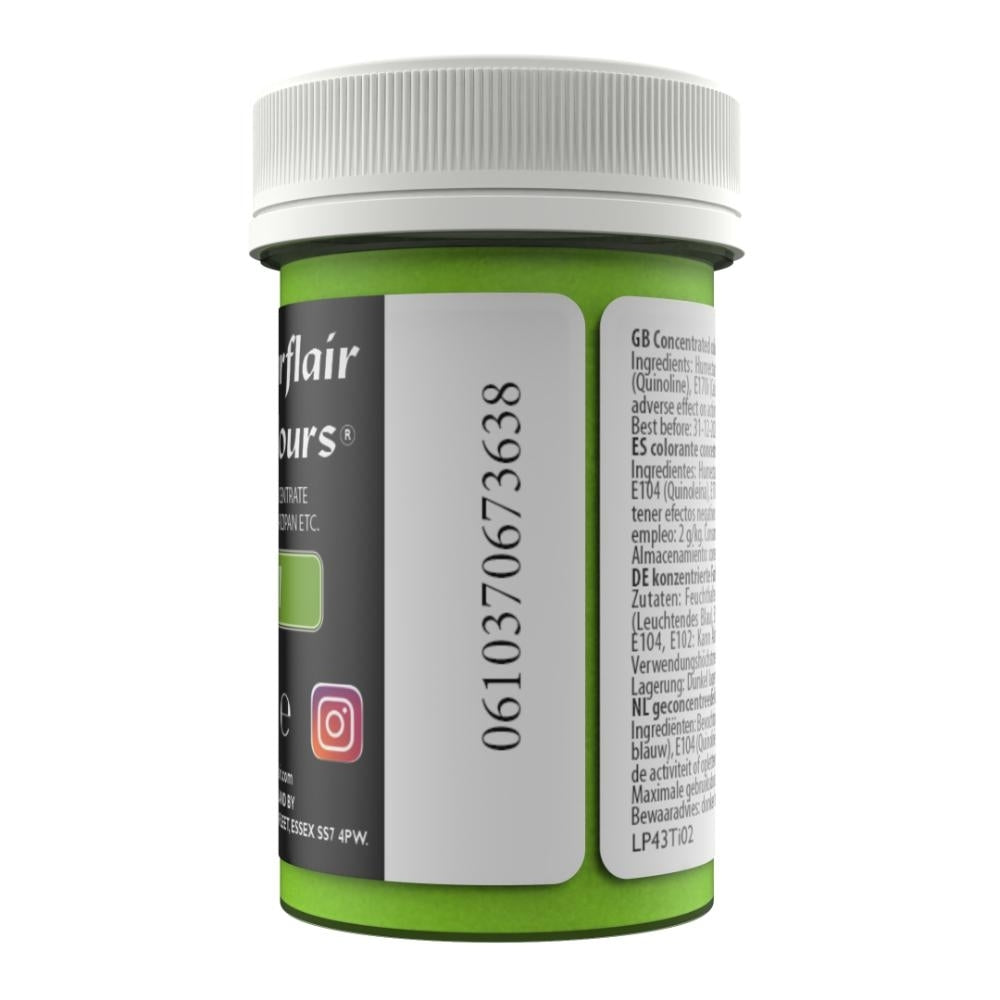 Sugarflair Kiwi Green - Pastel Paste Concentrate Colouring 25g