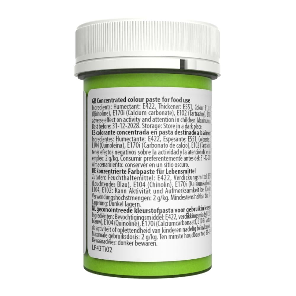 Sugarflair Kiwi Green - Pastel Paste Concentrate Colouring 25g