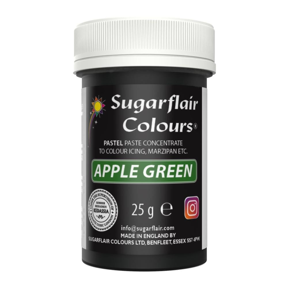 Sugarflair Apple Green - Pastel Paste Concentrate Colouring 25g