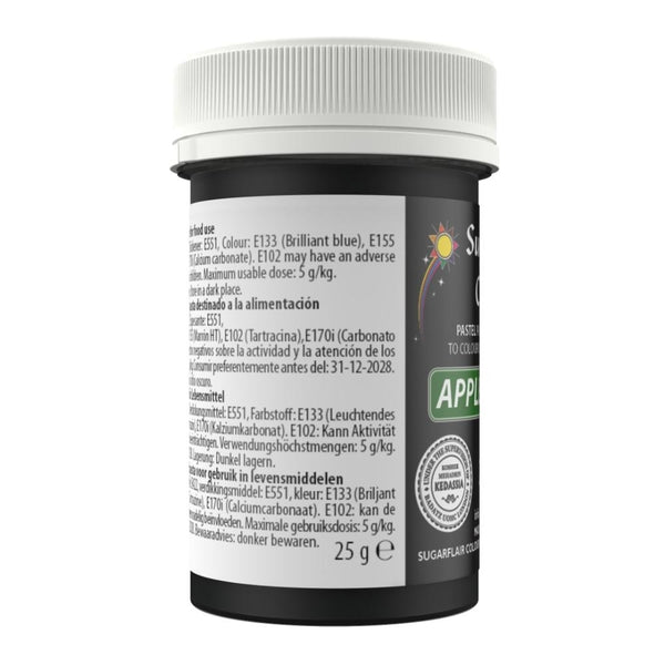 Sugarflair Apple Green - Pastel Paste Concentrate Colouring 25g