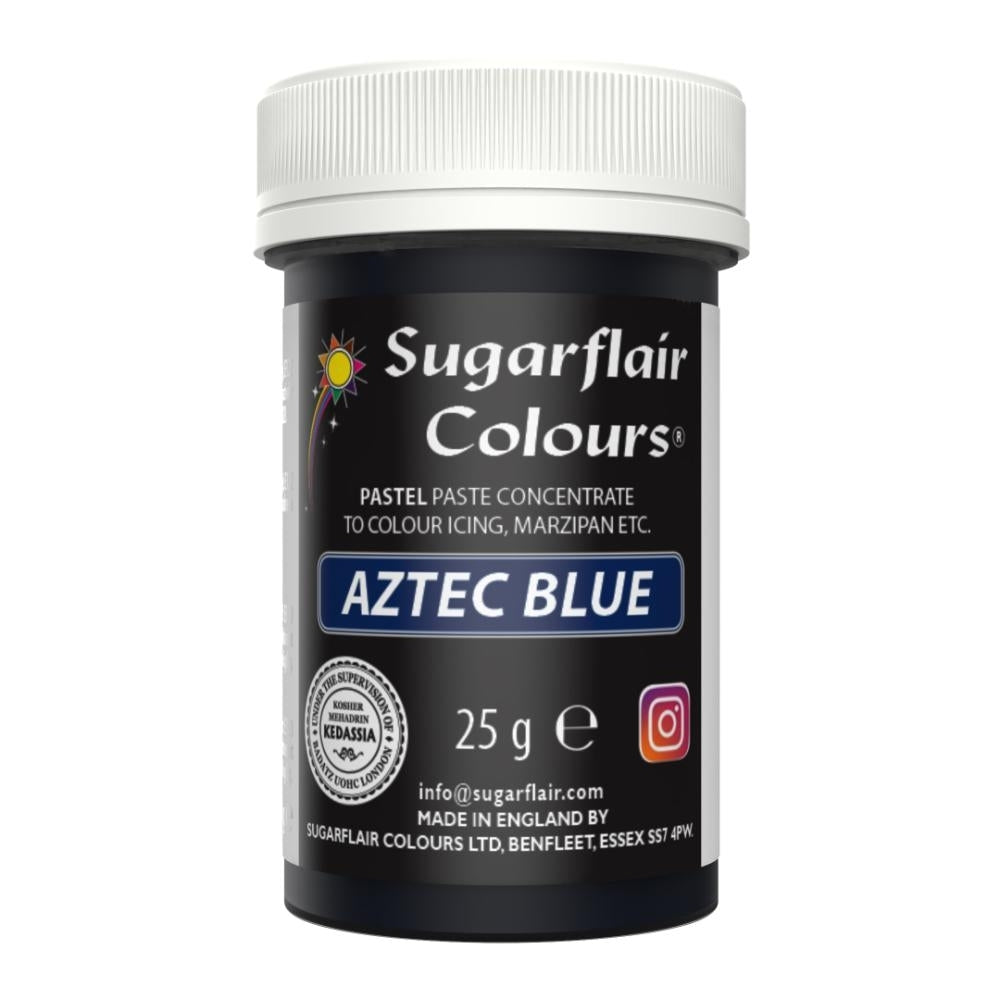 Sugarflair Aztec Blue - Pastel Paste Concentrate Colouring 25g
