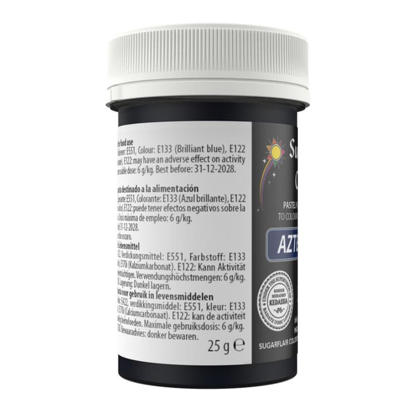 Sugarflair Aztec Blue - Pastel Paste Concentrate Colouring 25g