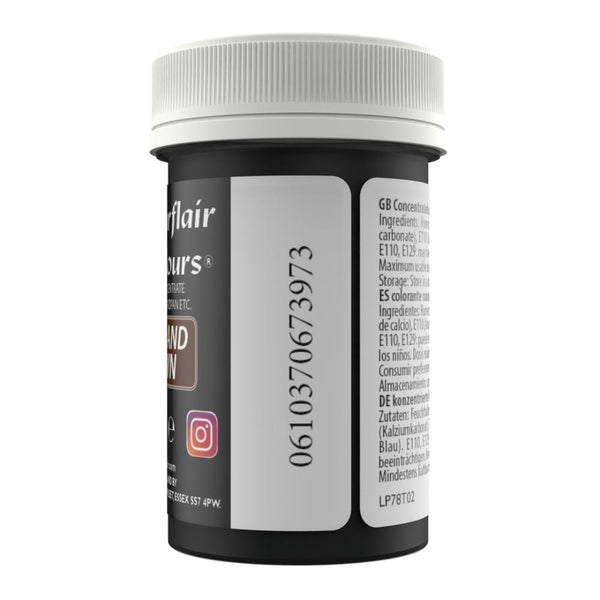 Sugarflair Woodland Brown - Pastel Paste Concentrate Colouring 25g
