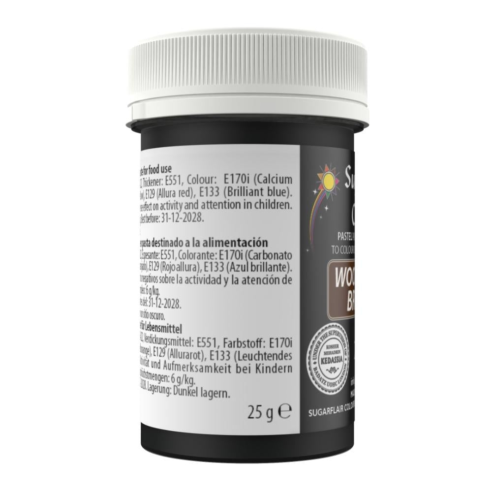 Sugarflair Woodland Brown - Pastel Paste Concentrate Colouring 25g