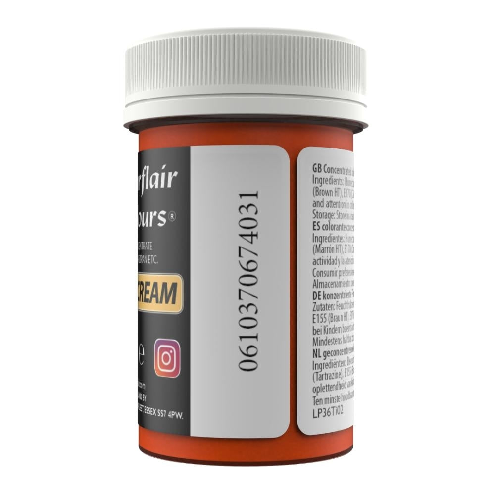 Sugarflair Cornish Cream - Pastel Paste Concentrate Colouring 25g