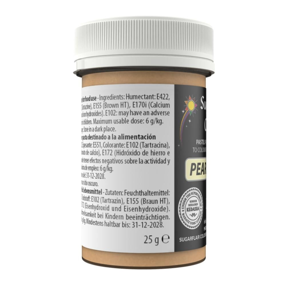 Sugarflair Pearl Ivory - Pastel Paste Concentrate Colouring 25g
