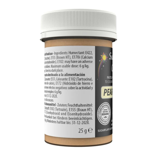 Sugarflair Pearl Ivory - Pastel Paste Concentrate Colouring 25g