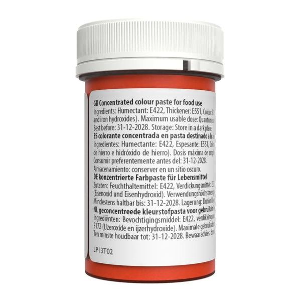 Sugarflair Spice Red - Pastel Paste Concentrate Colouring 25g