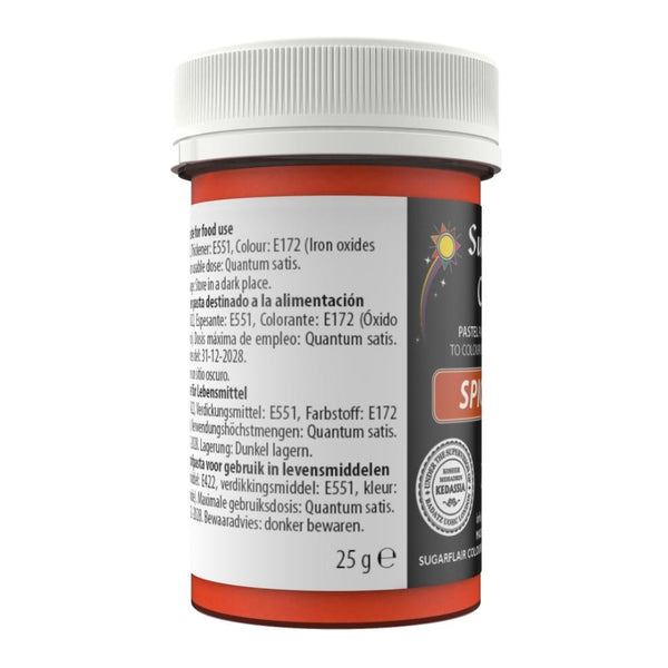 Sugarflair Spice Red - Pastel Paste Concentrate Colouring 25g