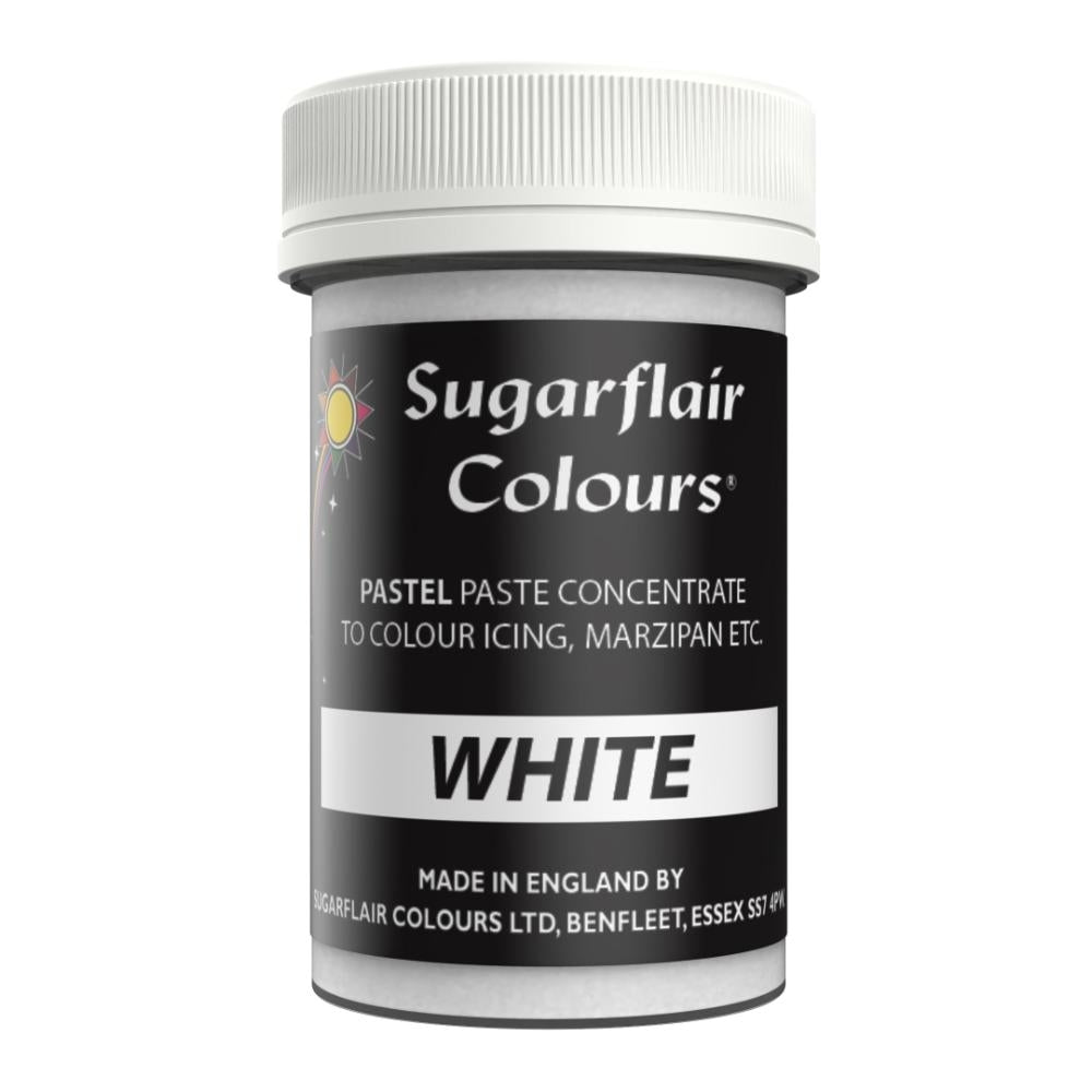 Sugarflair White - Pastel Paste Concentrate Colouring 25g