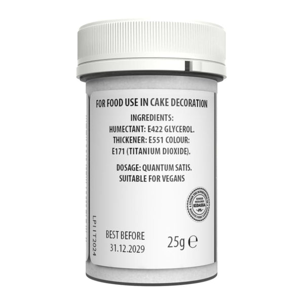 Sugarflair White - Pastel Paste Concentrate Colouring 25g