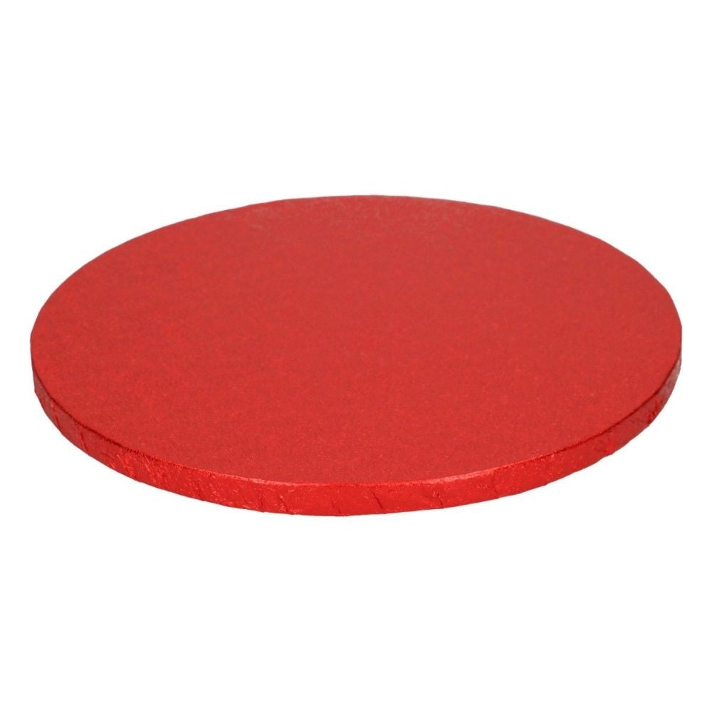 The Cake Decorating Co. Red Round Drum Cake Board