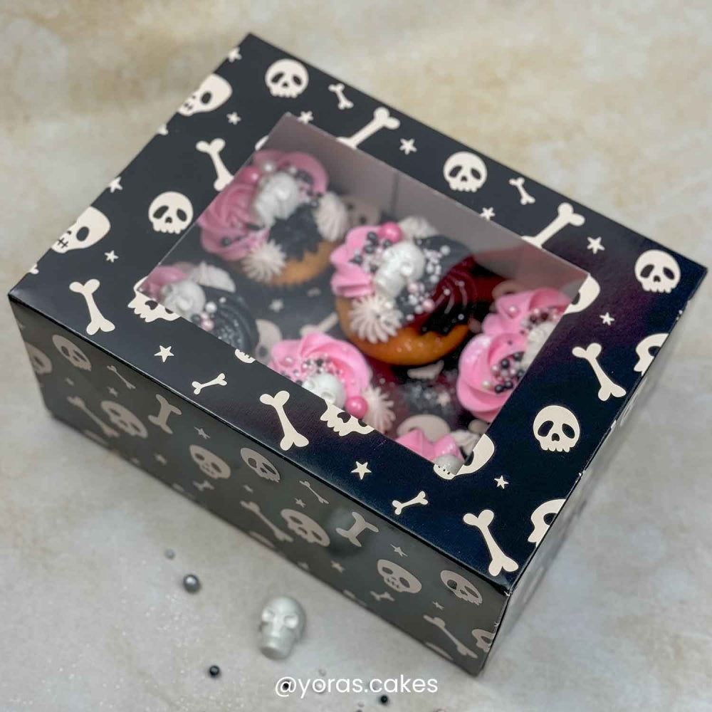 Simply Making Halloween Skeleton Cupcake Box Pack Of 2