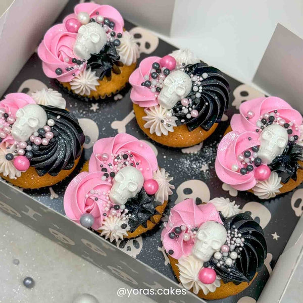 Simply Making Halloween Skeleton Cupcake Box Pack Of 2