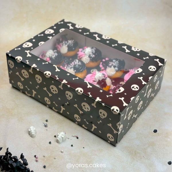 Simply Making Halloween Skeleton Cupcake Box Pack Of 2