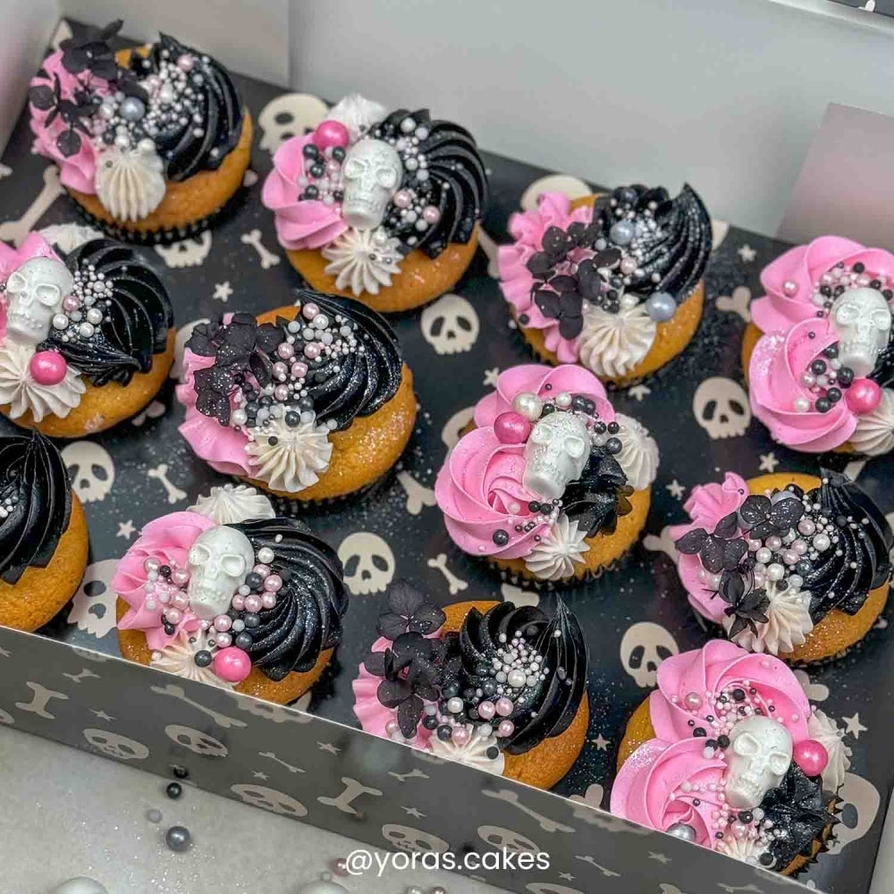 Simply Making Halloween Skeleton Cupcake Box Pack Of 2