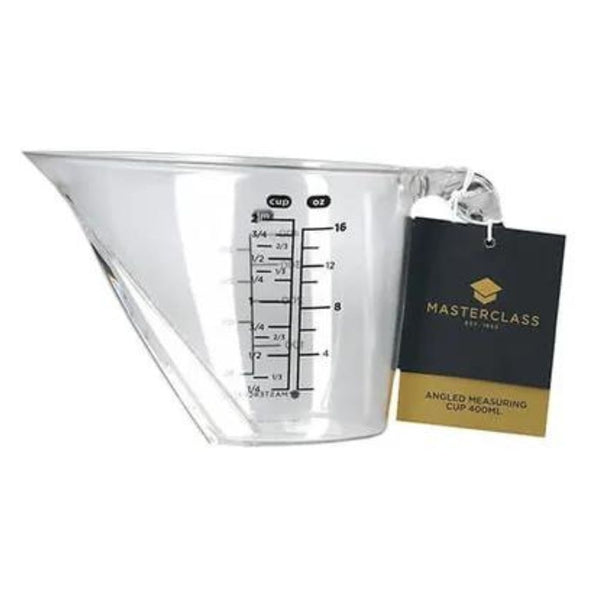 Masterclass Clear Angled Measuring Jug 400ml
