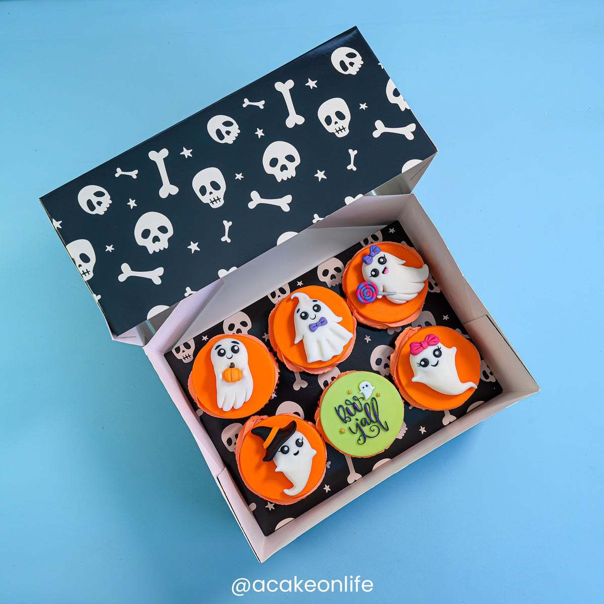 Simply Making Halloween Skeleton Cupcake Box Pack Of 2