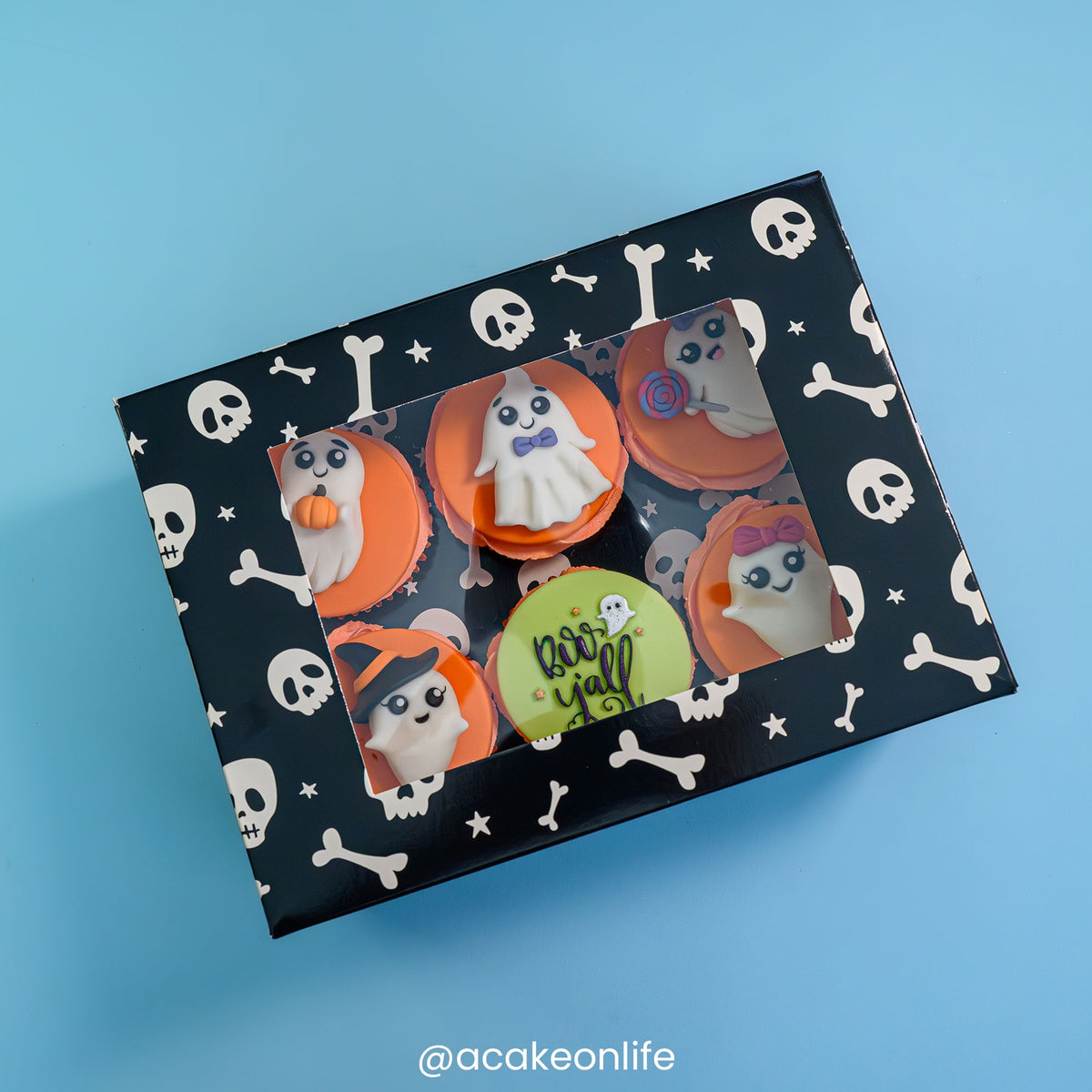 Simply Making Halloween Skeleton Cupcake Box Pack Of 2