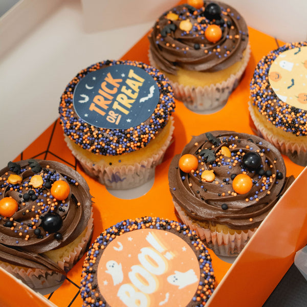 Simply Making Halloween Cobweb Satin Cupcake Box