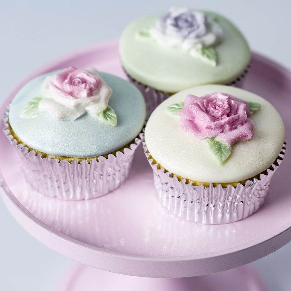 Karen Davies Single Rose Cupcake Top Silicone Mould