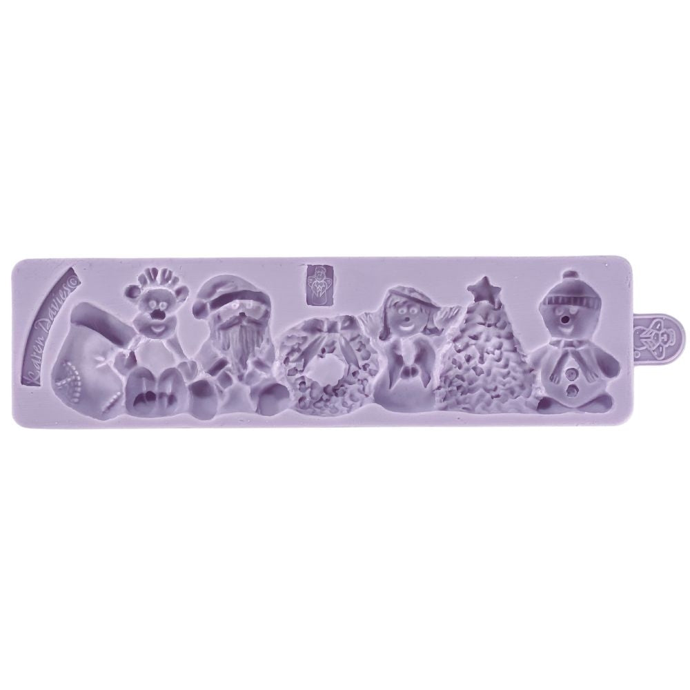 Karen Davies Christmas Border Silicone Mould