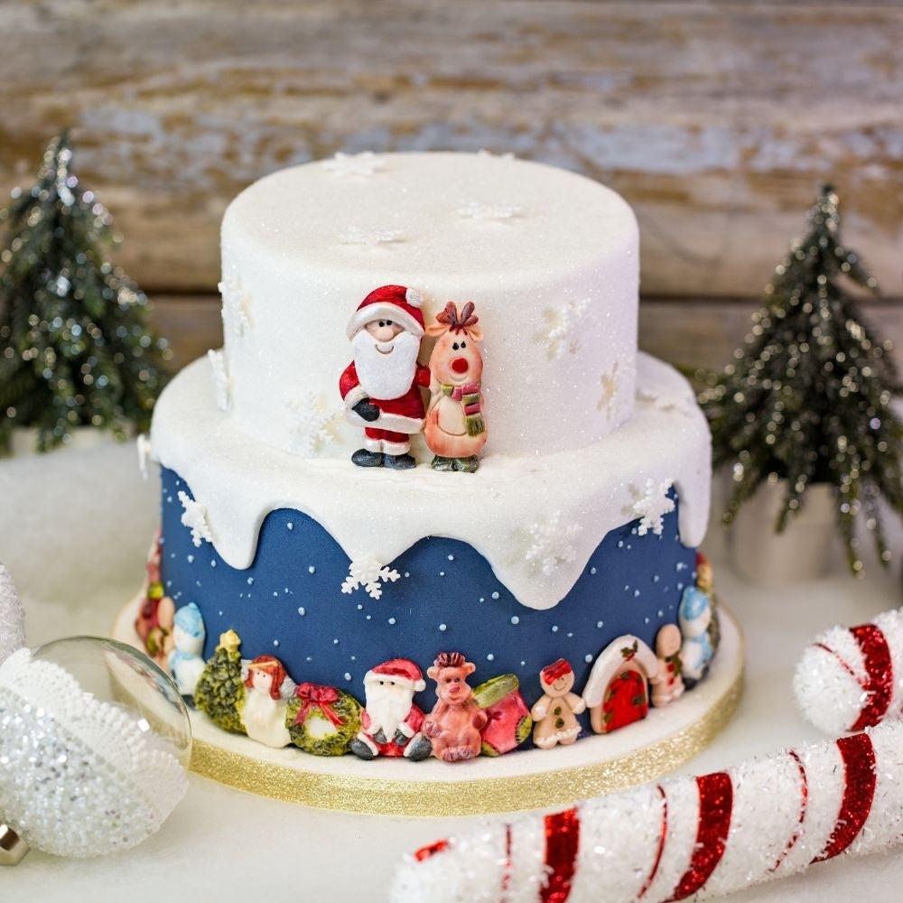 Karen Davies Christmas Border Silicone Mould