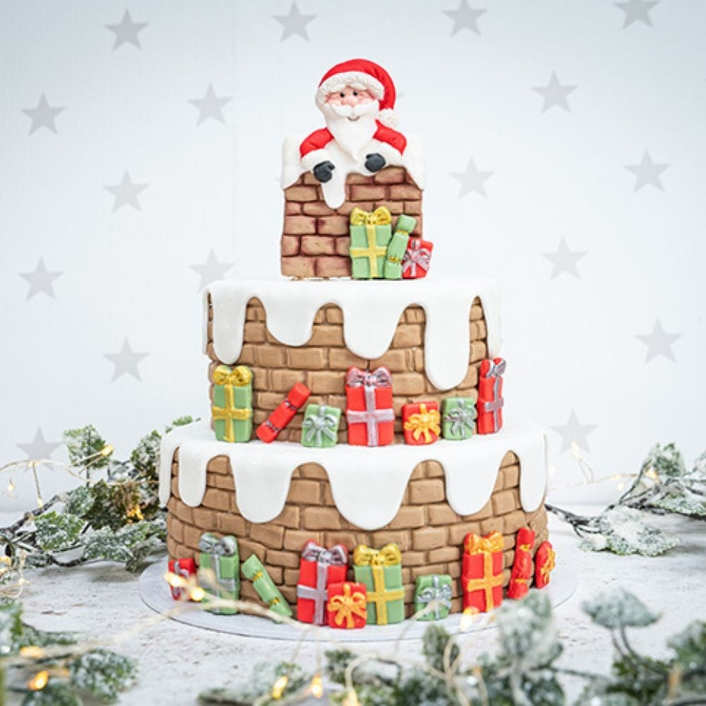 Karen Davies Santa's Chimney Silicone Mould