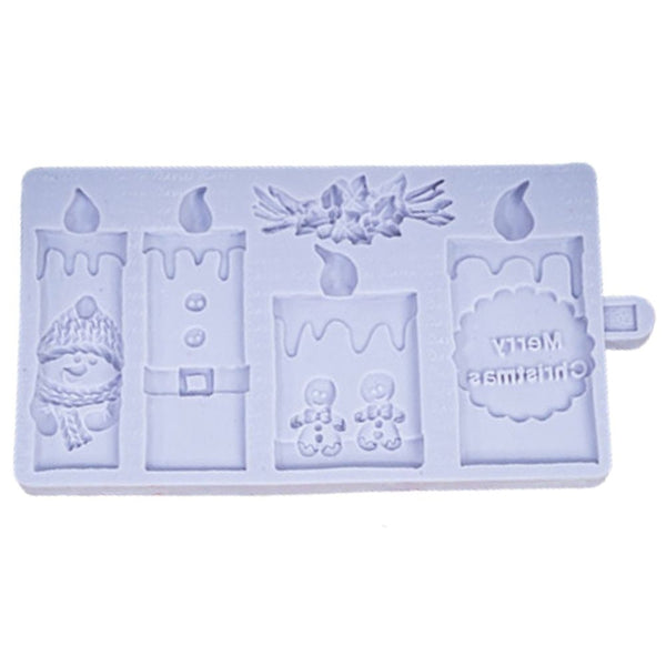Karen Davies Christmas Candles Silicone Mould