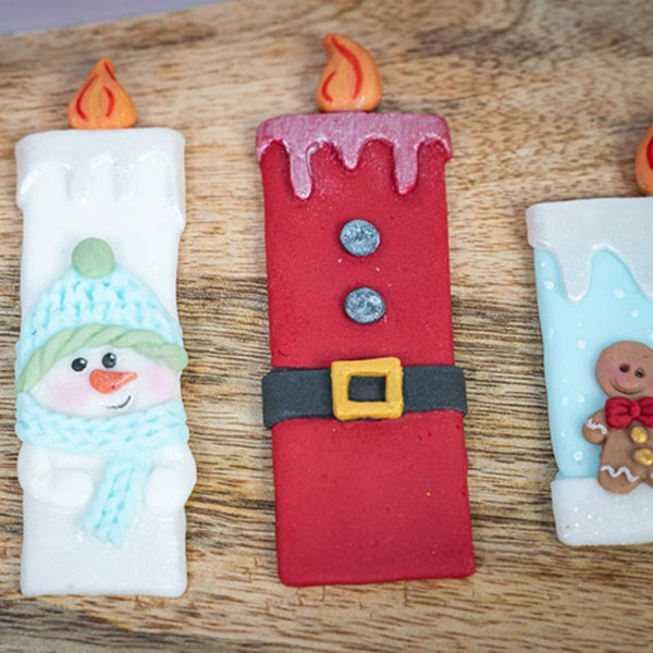 Karen Davies Christmas Candles Silicone Mould