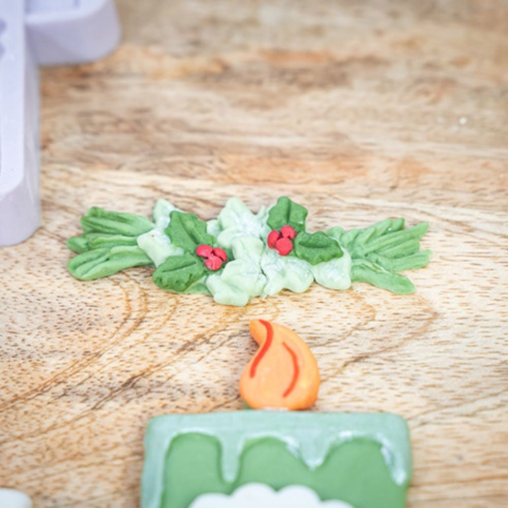 Karen Davies Christmas Candles Silicone Mould