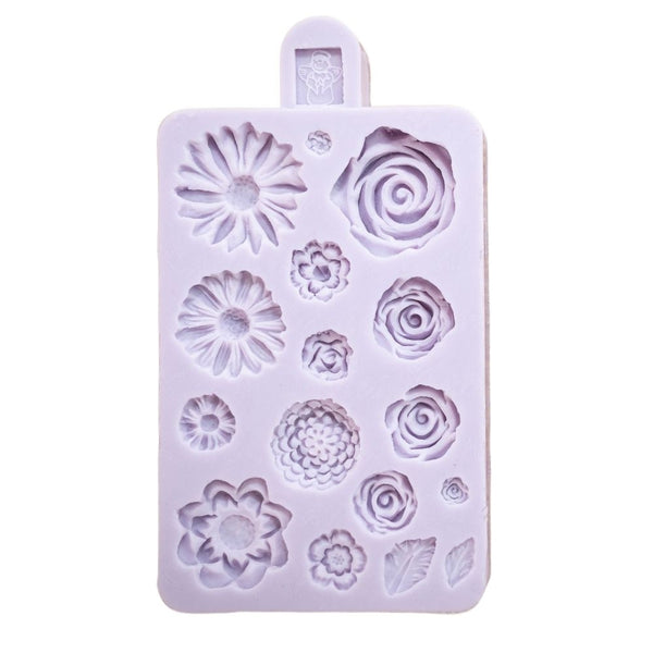Karen Davies Miniature Flowers Silicone Mould
