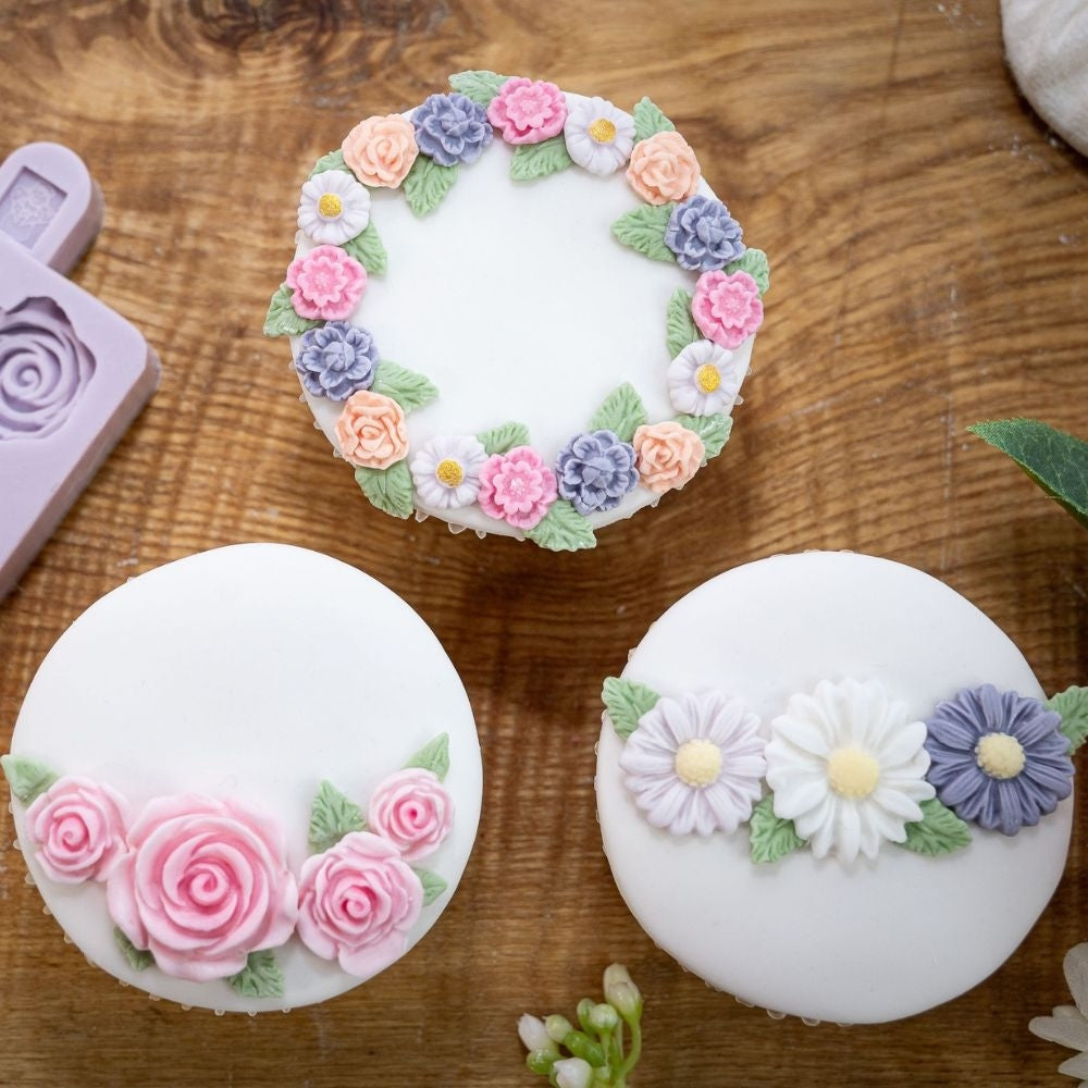 Karen Davies Miniature Flowers Silicone Mould