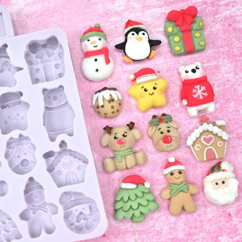 Karen Davies Miniature Christmas Silicone Mould